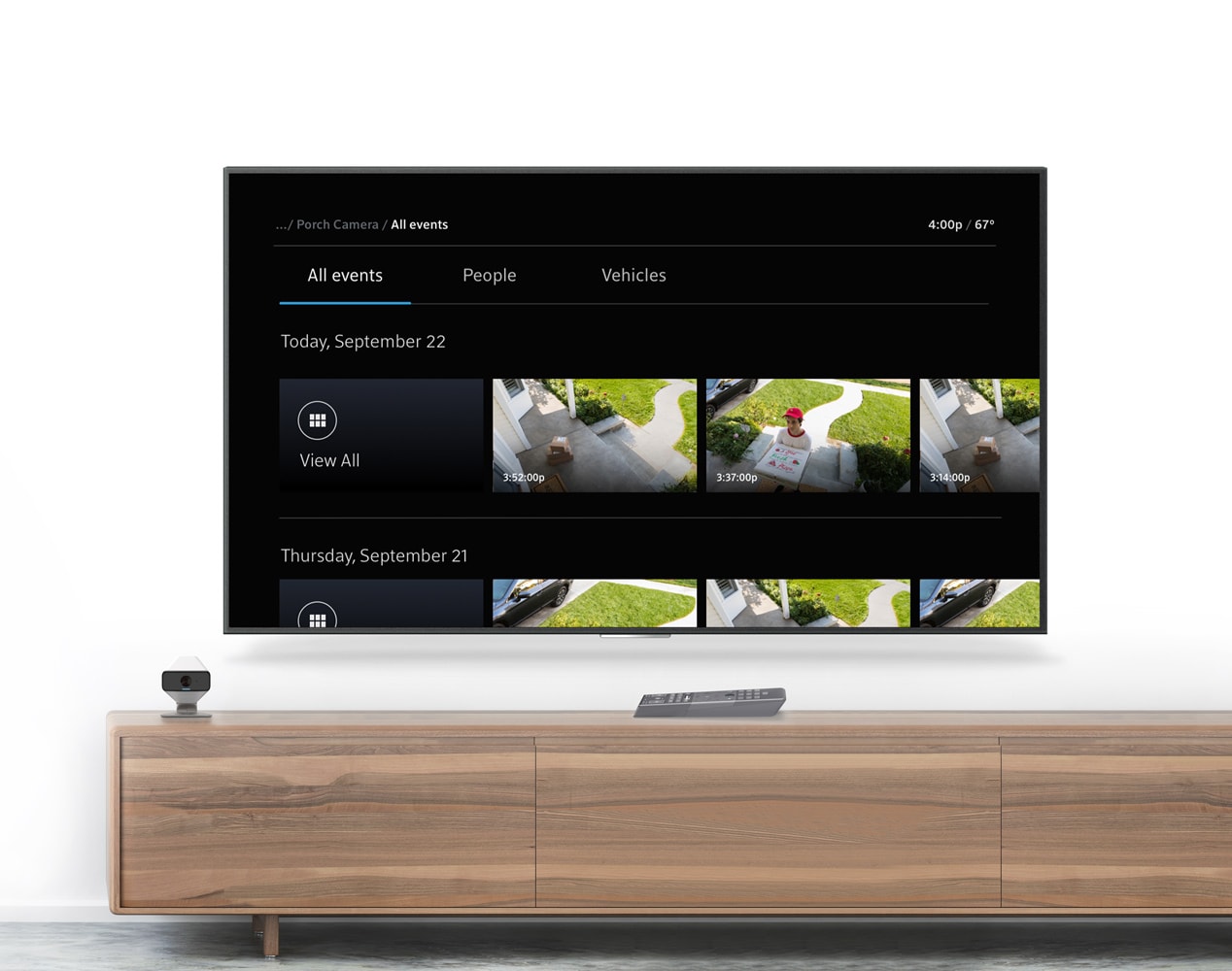TV screen